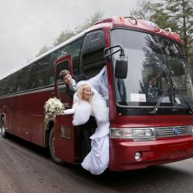 Аренда автобуса на свадьбу и корпоративы